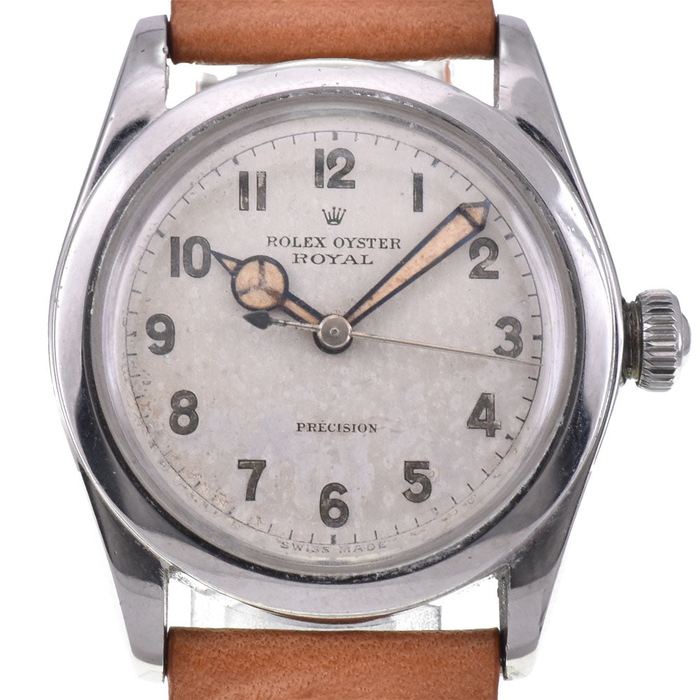 ROLEX Oyster Royal 2280 vintage Precision Cal.10 1/2 Silver Dial Hand Winding Men's
 Watch I#145094
