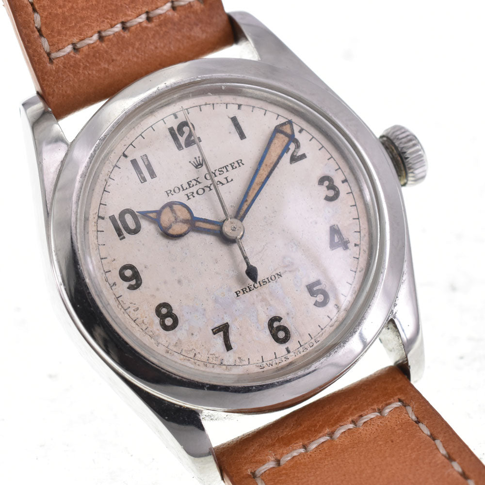 ROLEX Oyster Royal 2280 vintage Precision Cal.10 1/2 Silver Dial Hand Winding Men's
 Watch I#145094