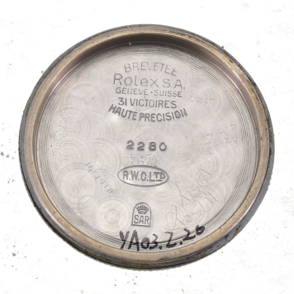 ROLEX Oyster Royal 2280 vintage Precision Cal.10 1/2 Silver Dial Hand Winding Men's
 Watch I#145094