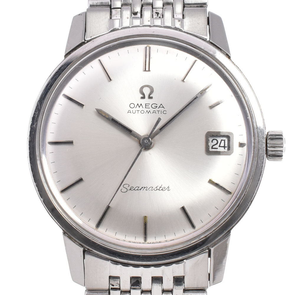 OMEGA Seamaster Ref.166.037 vintage Cal.565 Date Silver Dial Automatic Men's
 Watch M#145095