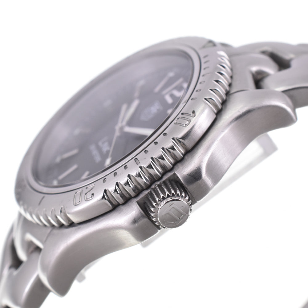 with paper TAG HEUER Link WT1110.BA0550 Date black Dial Quartz Men's
 Watch J#145099