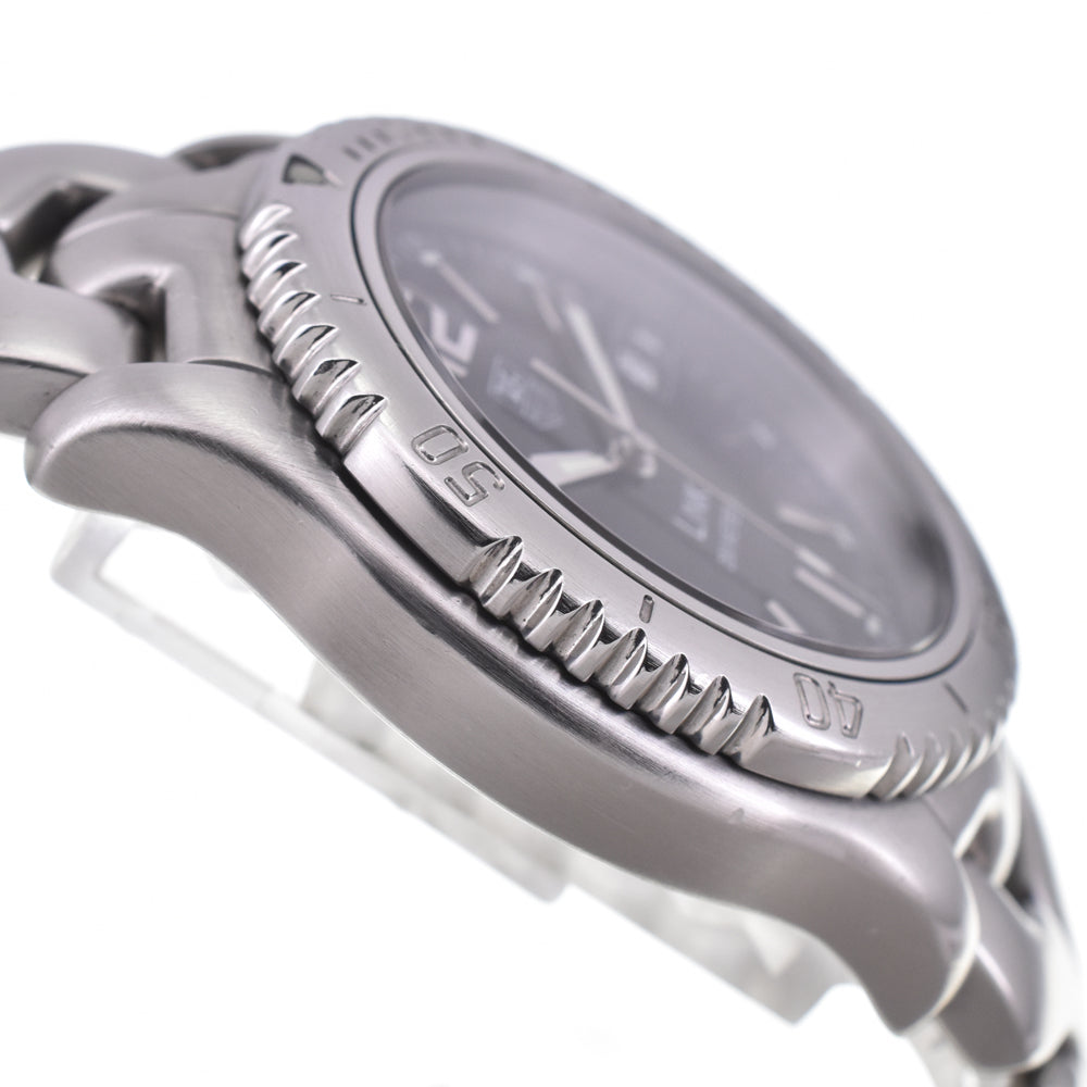 with paper TAG HEUER Link WT1110.BA0550 Date black Dial Quartz Men's
 Watch J#145099