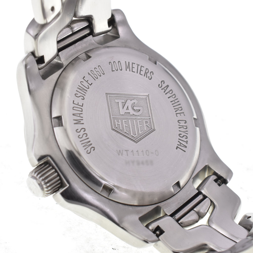 with paper TAG HEUER Link WT1110.BA0550 Date black Dial Quartz Men's
 Watch J#145099
