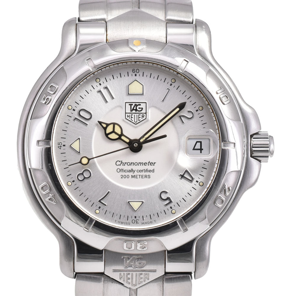 TAG HEUER 6000 Series Professional Chronometer WH5111-2 Silver Dial Automatic Men's
 Watch M#145101