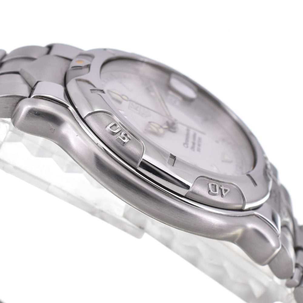 TAG HEUER 6000 Series Professional Chronometer WH5111-2 Silver Dial Automatic Men's
 Watch M#145101
