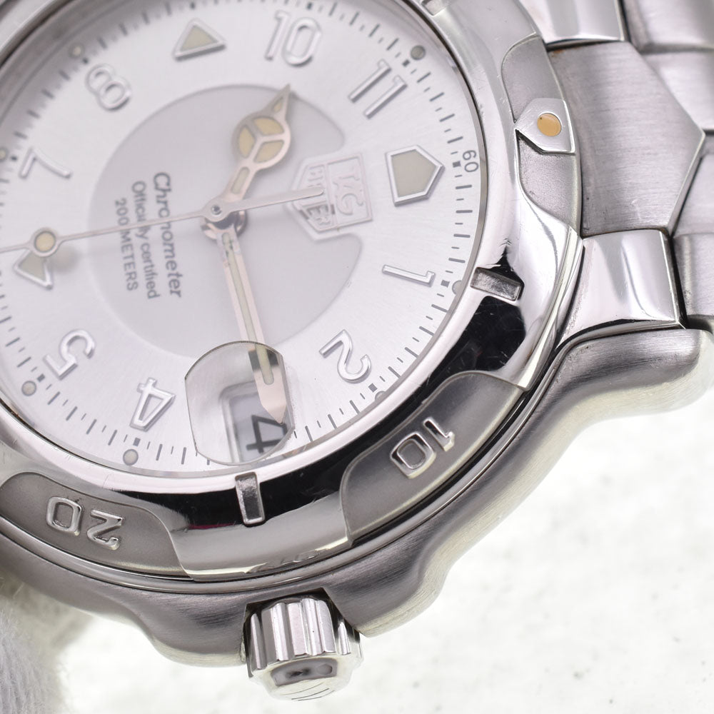 TAG HEUER 6000 Series Professional Chronometer WH5111-2 Silver Dial Automatic Men's
 Watch M#145101