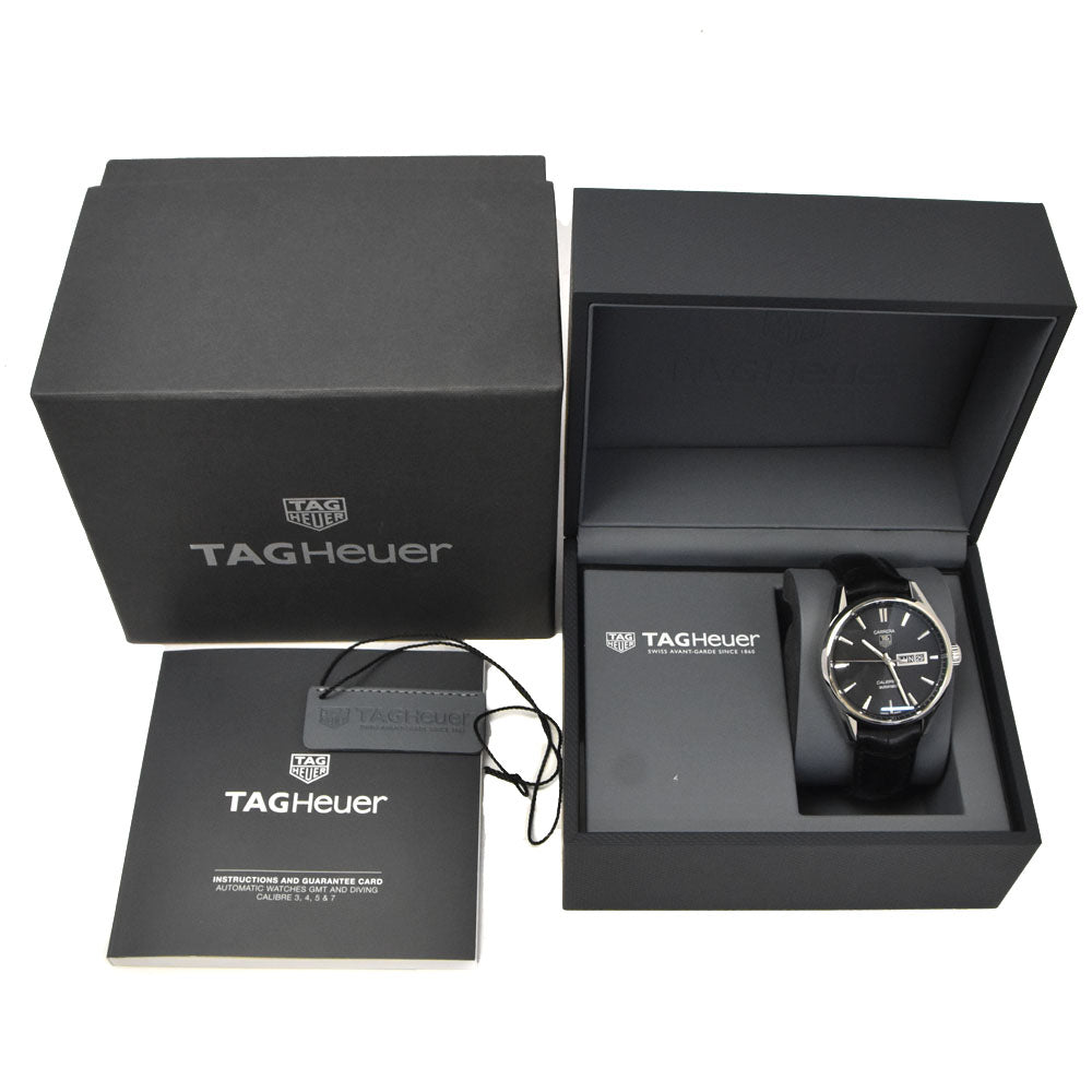 TAG HEUER Carrera Caliber 5 WAR201A.FC6266 black Dial Automatic Men's
 Watch L#145105