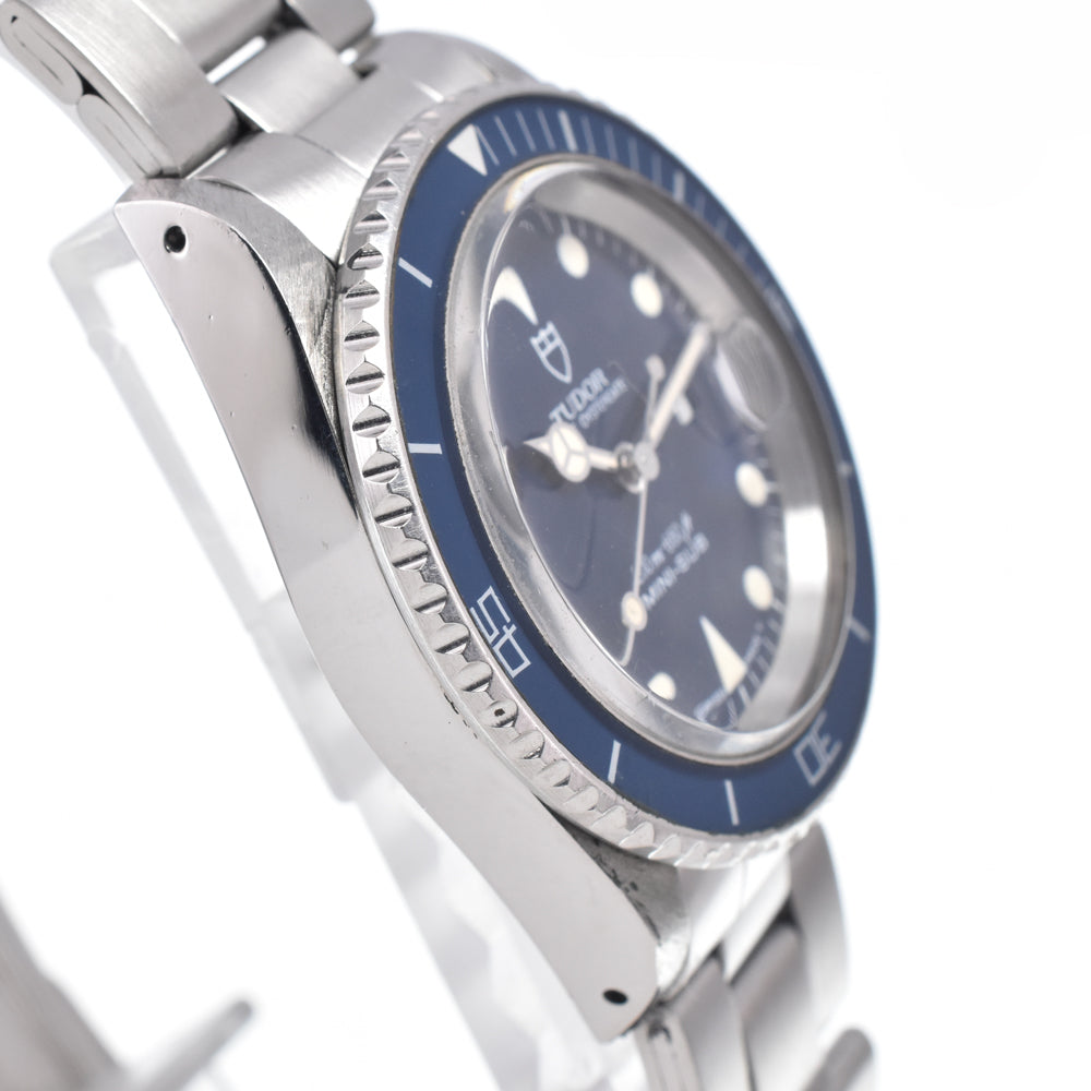TUDOR Prince Oyster Date Mini Sub 73090 blue Dial Automatic Boy's
 Watch N#145108