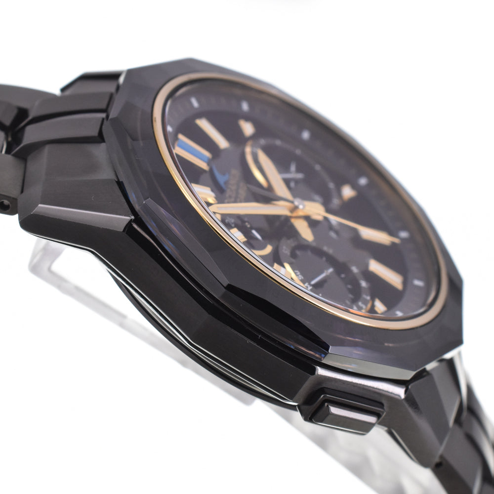 with paper CASIO Manta SG1000 Series OCW-SG1000ZE-1AJR World limited 350 black Dial Radio Sync Solar Men's
 Watch J#145114