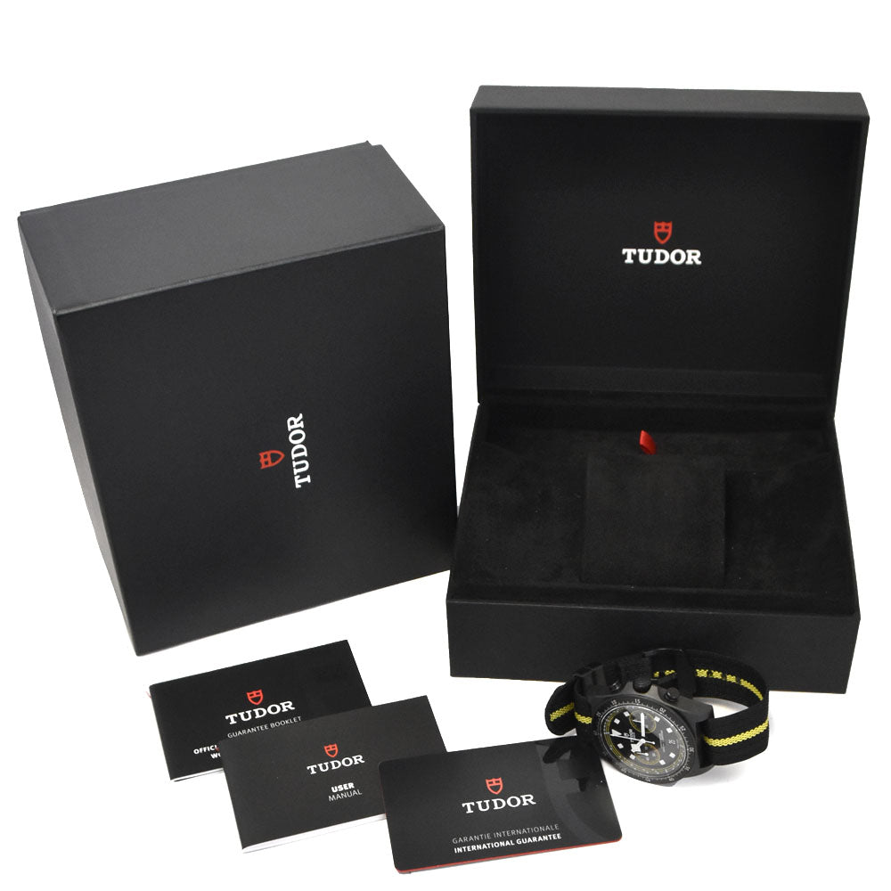 with paper TUDOR Pelagos FXD 25827KNJN Chronograph black Dial Automatic Men's
 Watch I#145117