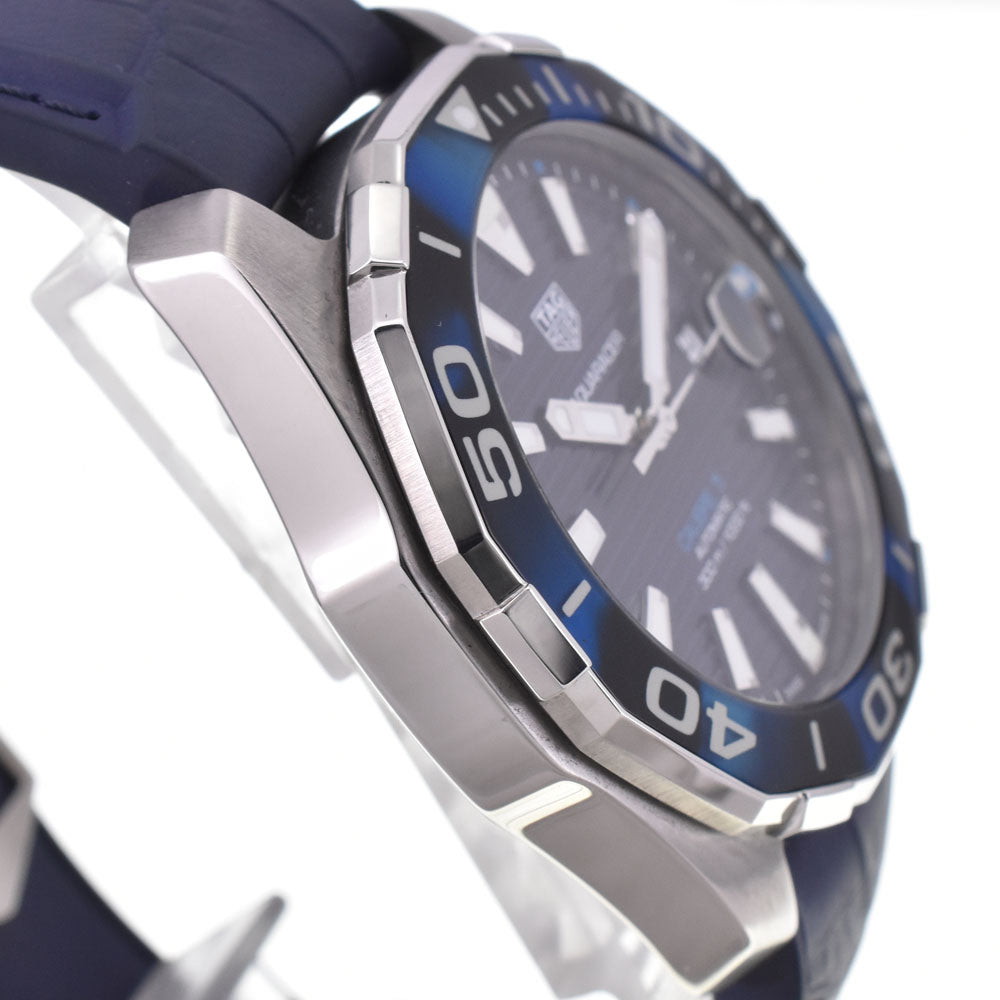 with paper TAG HEUER Aqua racer WAY201A.FT6178 Date blue Dial Automatic Men's
 Watch J#145118