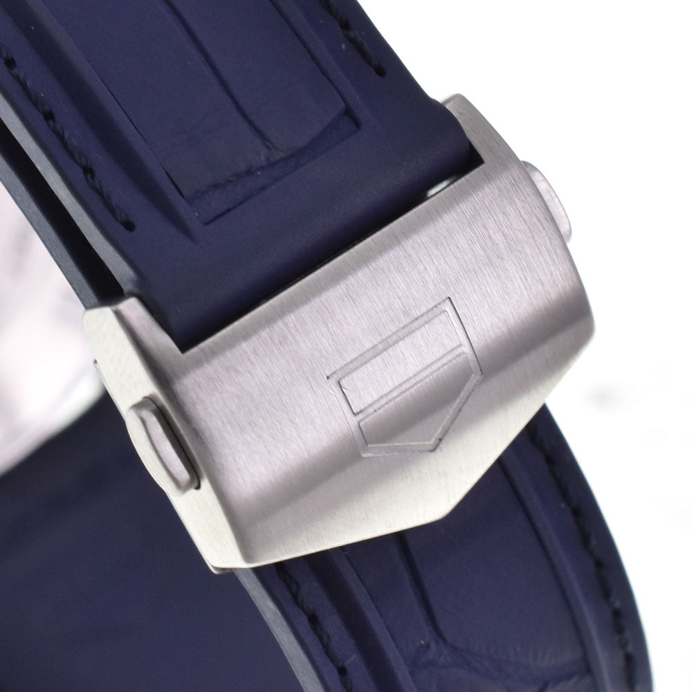 with paper TAG HEUER Aqua racer WAY201A.FT6178 Date blue Dial Automatic Men's
 Watch J#145118