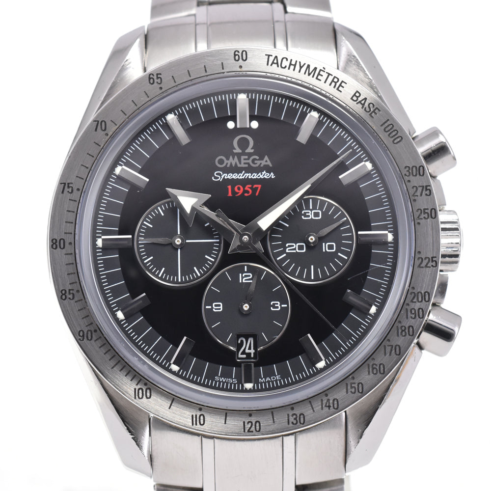 with paper OMEGA Speedmaster Broad Arrow 321.10.42.50.01.001 black Dial Automatic Men's
 Watch J#145120
