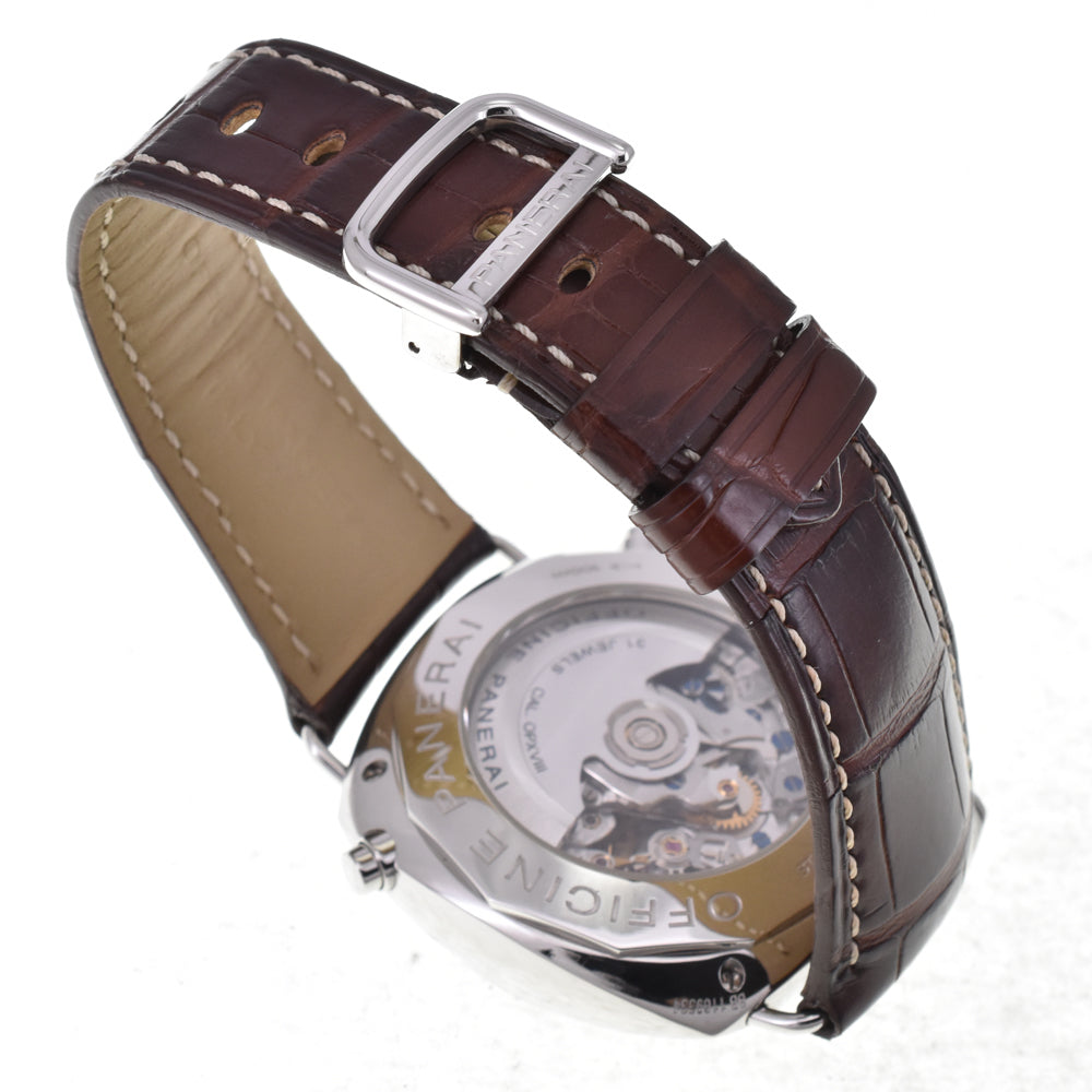 PANERAI Radio meal PAM00214 Chronograph black Dial Automatic Men's
 Watch I#145121