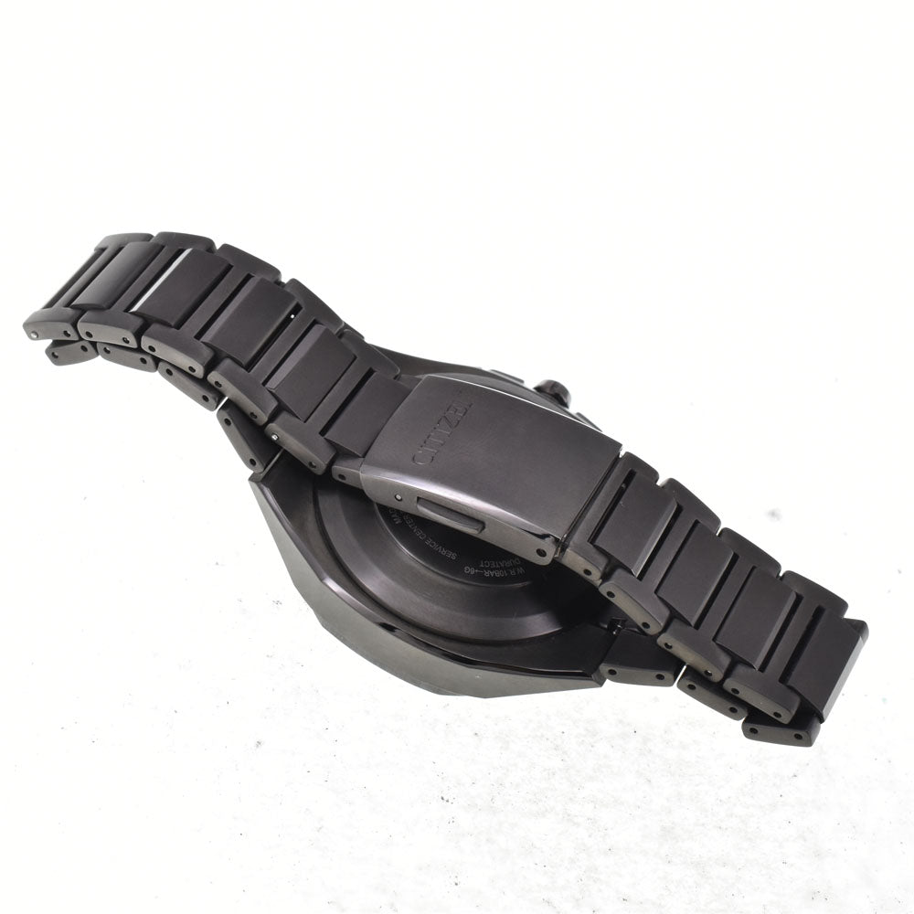 with paper CITIZEN Atessa CC4105-69E Eco Drive black Dial Radio