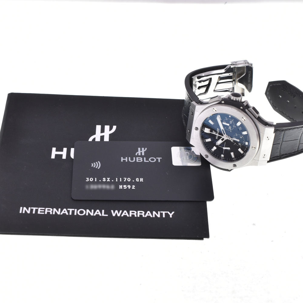 with paper HUBLOT big Bang 301.SX.1170.GR Chronograph black Dial Automatic Men's
 Watch I#145129