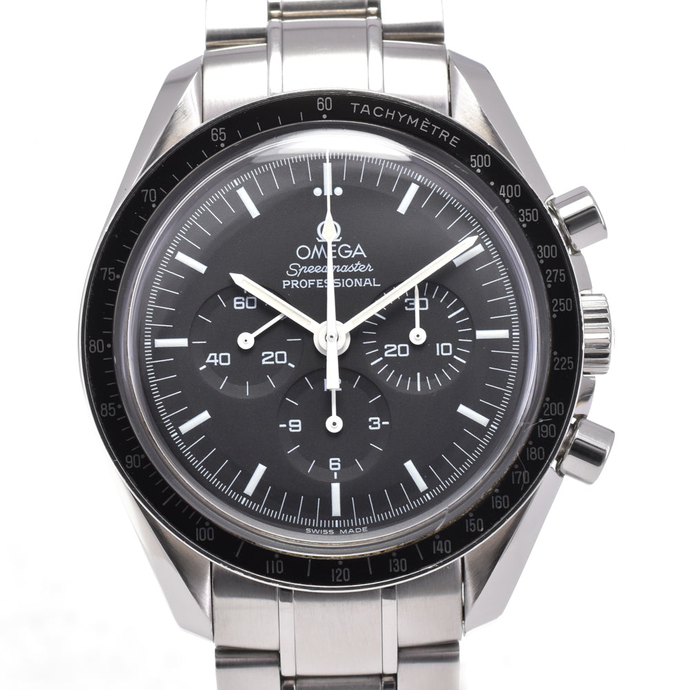 with paper OMEGA Speedmaster Professional 3570.50 Chronograph black Dial Hand Winding Men's
 Watch J#145130