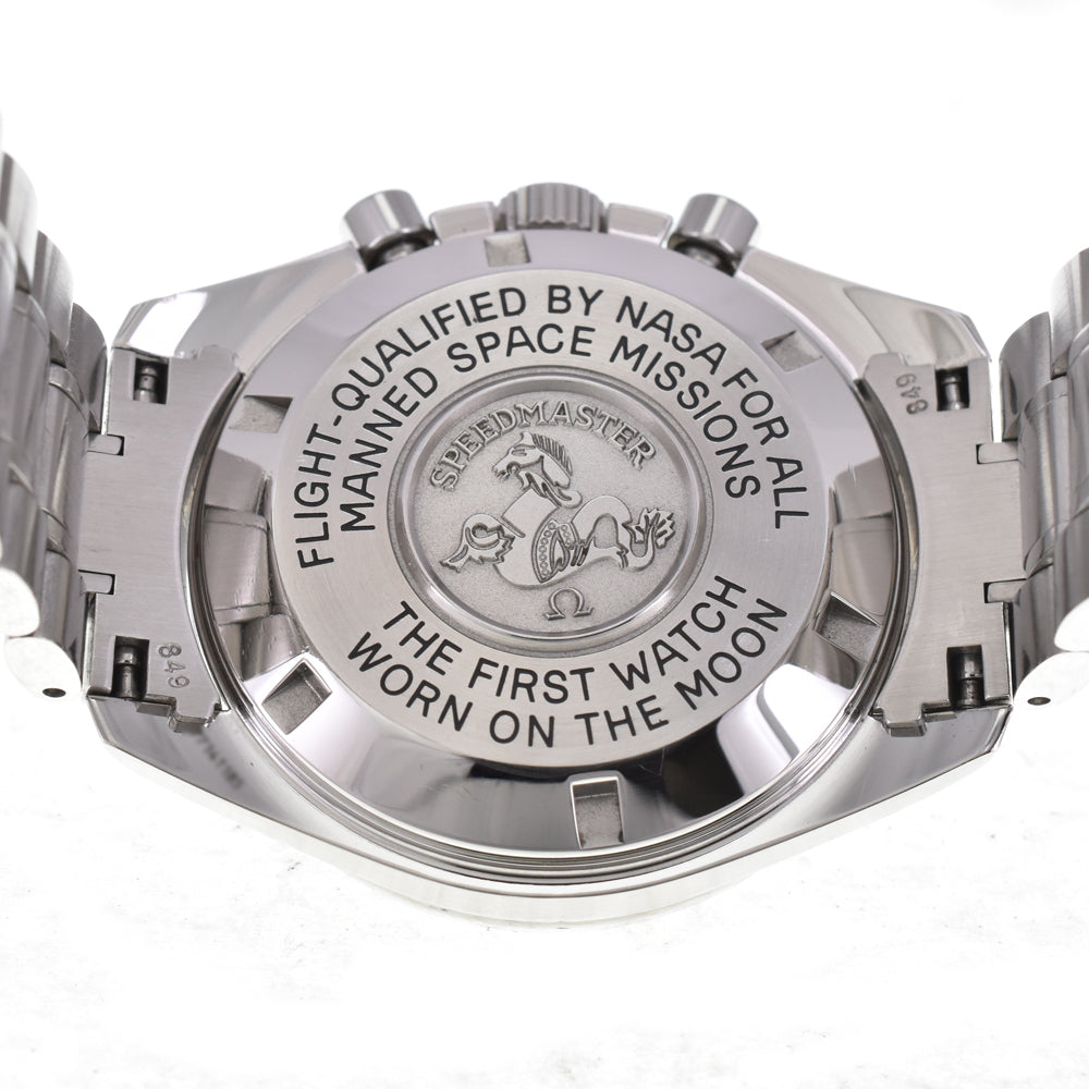 with paper OMEGA Speedmaster Professional 3570.50 Chronograph black Dial Hand Winding Men's
 Watch J#145130