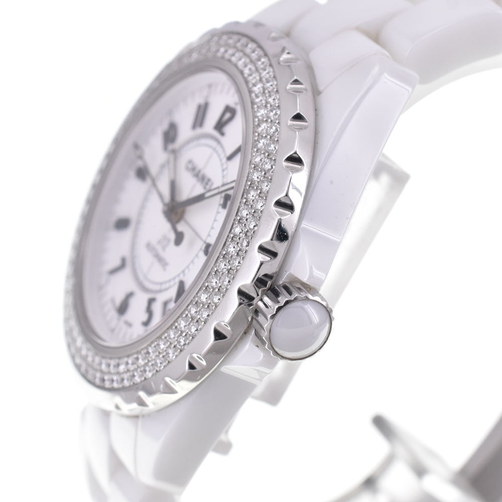 CHANEL J12 H0969 Diamond Bezel Date white Dial Automatic Men's
 Watch I#145134