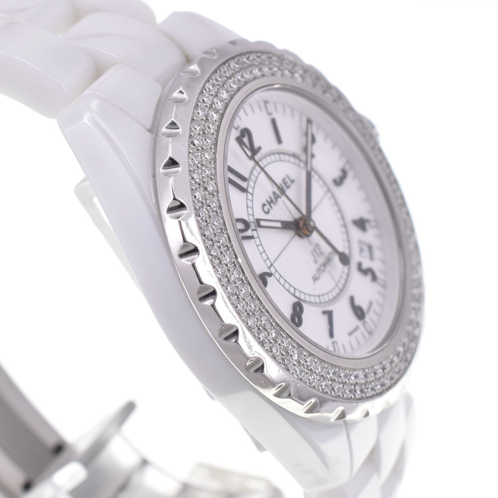 CHANEL J12 H0969 Diamond Bezel Date white Dial Automatic Men's
 Watch I#145134
