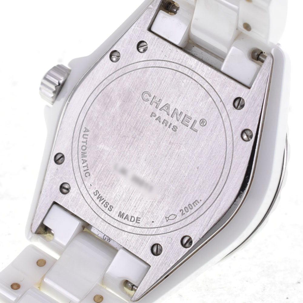 CHANEL J12 H0969 Diamond Bezel Date white Dial Automatic Men's
 Watch I#145134