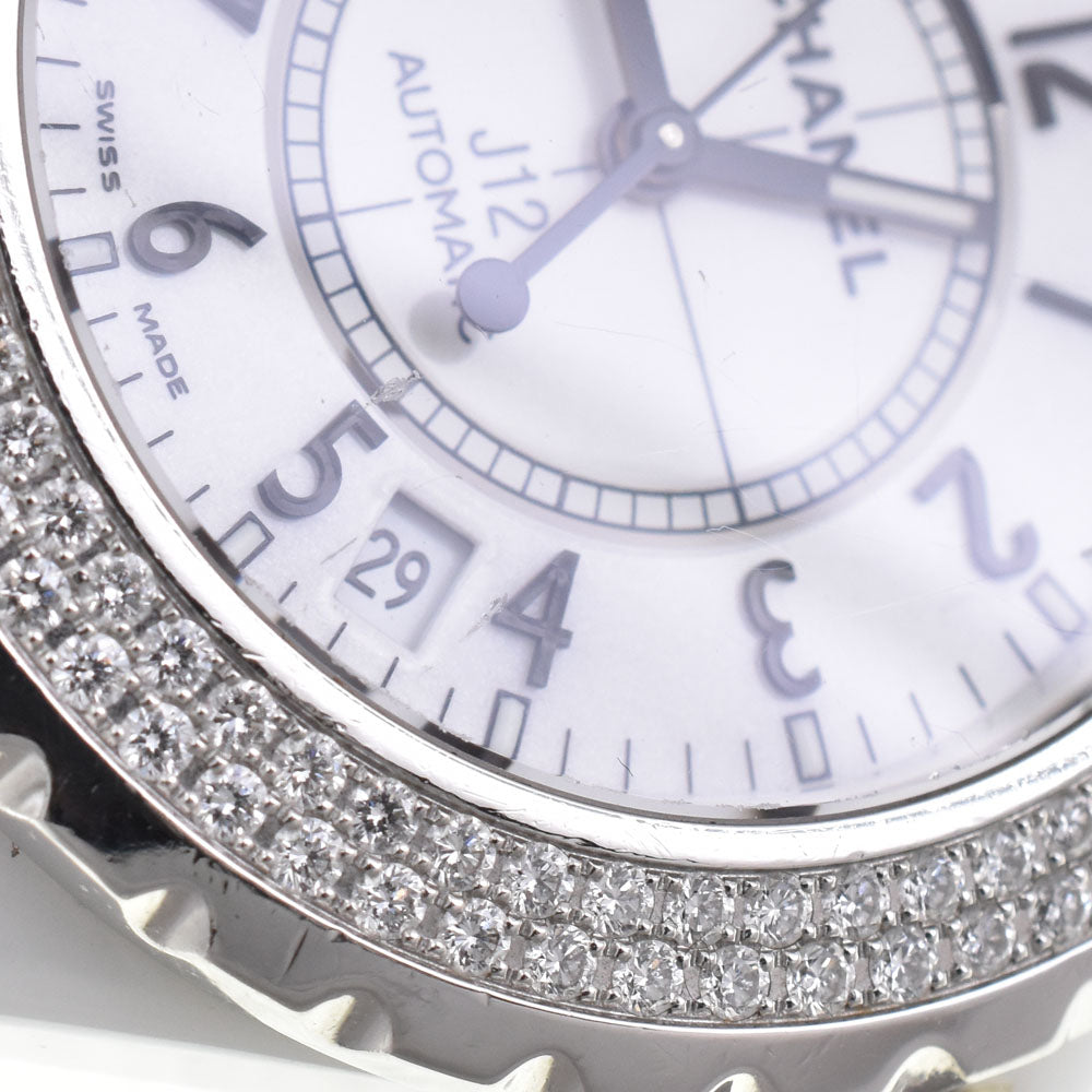 CHANEL J12 H0969 Diamond Bezel Date white Dial Automatic Men's
 Watch I#145134