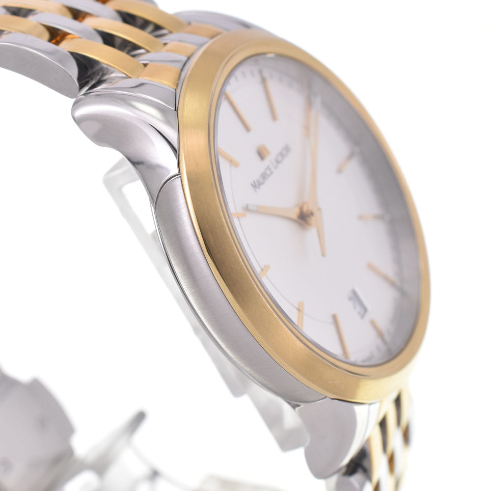 with paper MAURICE LACROIX Les Classics LC1117-PVY13-130 Date Silver Dial Quartz Men's
 Watch □#145135