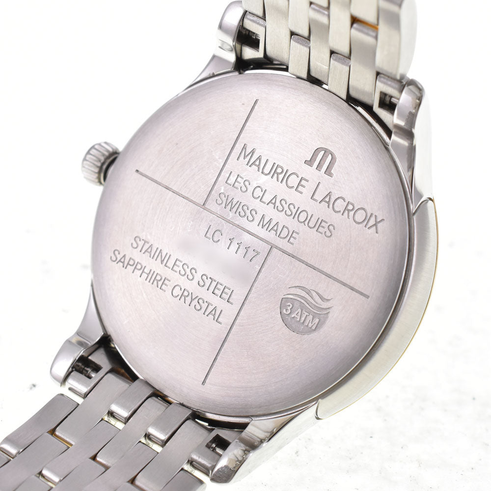 with paper MAURICE LACROIX Les Classics LC1117-PVY13-130 Date Silver Dial Quartz Men's
 Watch I#145135