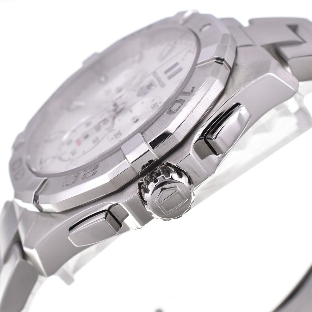 with paper TAG HEUER Aqua racer CAY1111.BA0927 Chronograph Date Silver Dial Quartz Men's
 Watch K#145144