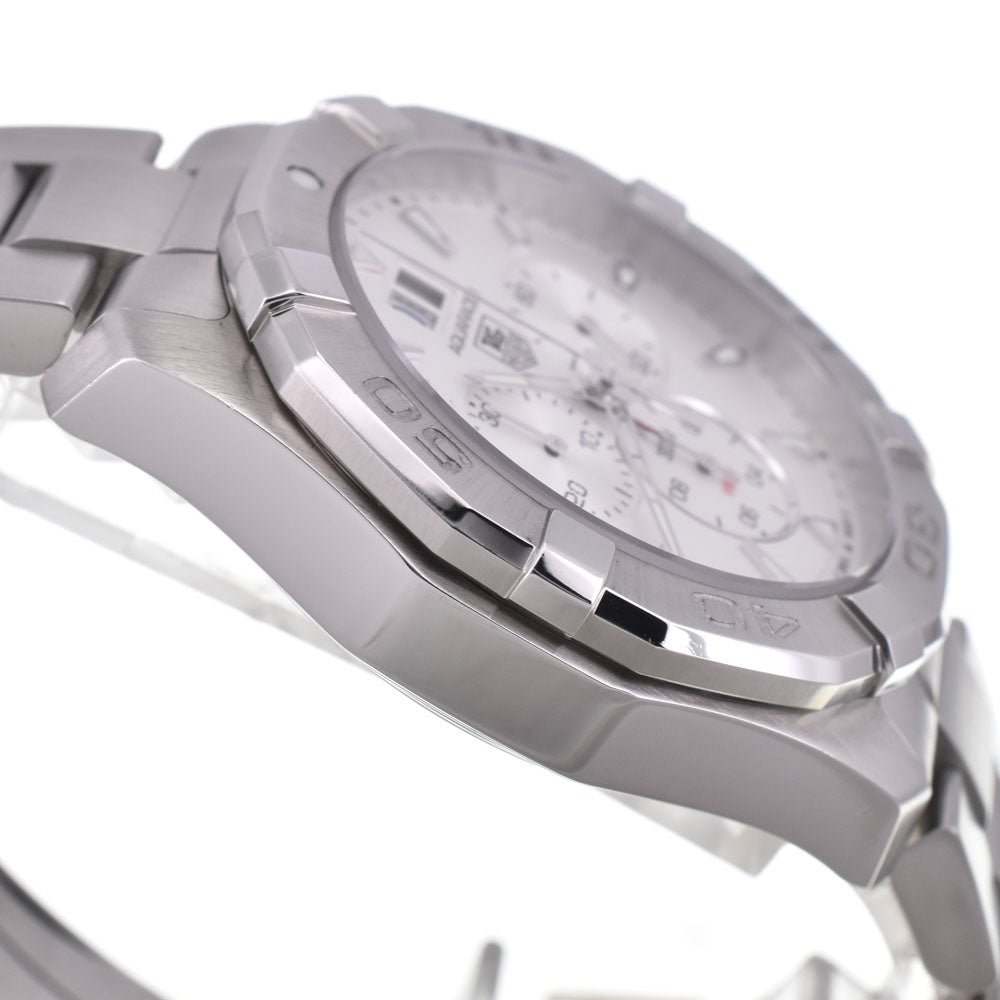 with paper TAG HEUER Aqua racer CAY1111.BA0927 Chronograph Date Silver Dial Quartz Men's
 Watch K#145144