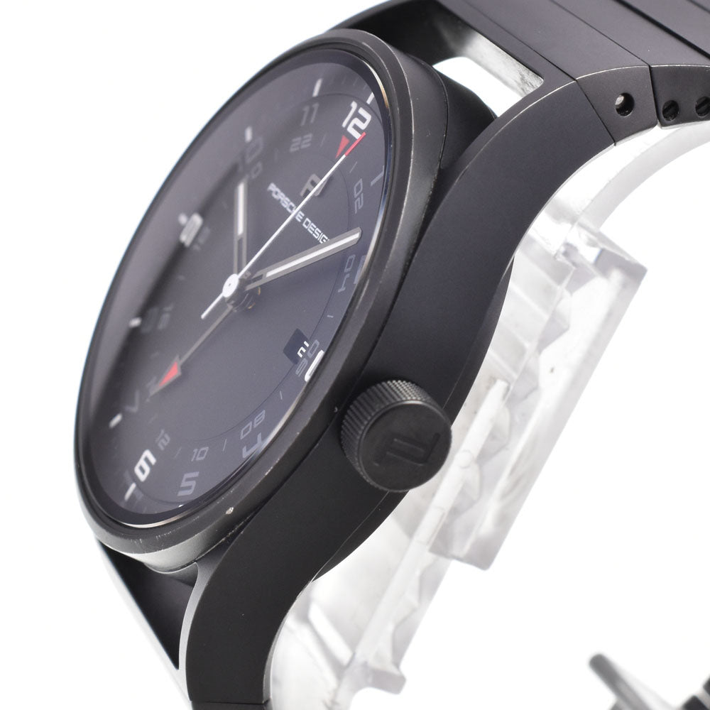 with paper Porsche Design 6020.2.02.001.02.2 GMT date black Dial Automatic Men's
 Watch J#145146