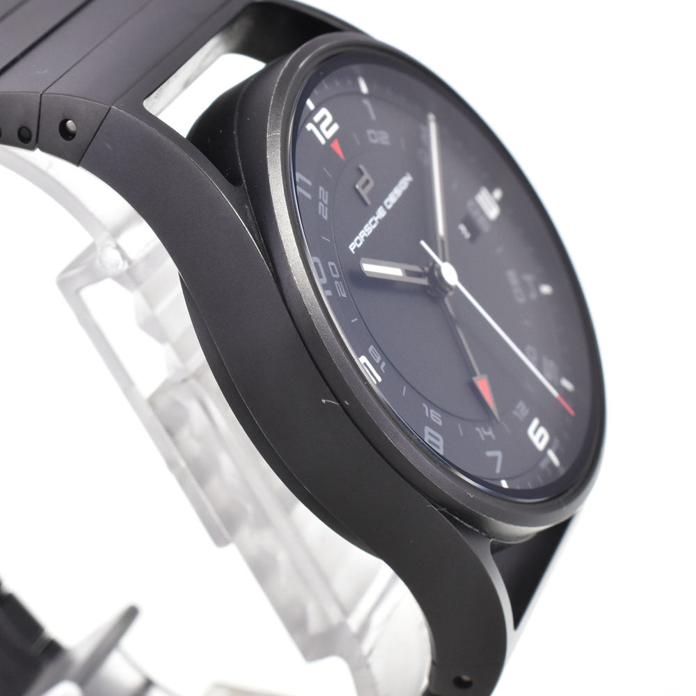 with paper Porsche Design 6020.2.02.001.02.2 GMT date black Dial Automatic Men's
 Watch J#145146