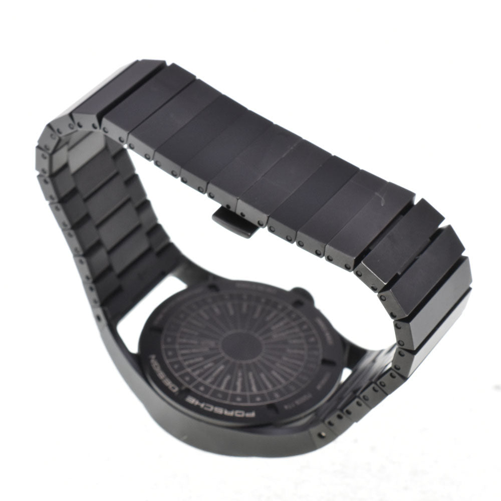 with paper Porsche Design 6020.2.02.001.02.2 GMT date black Dial Automatic Men's
 Watch J#145146