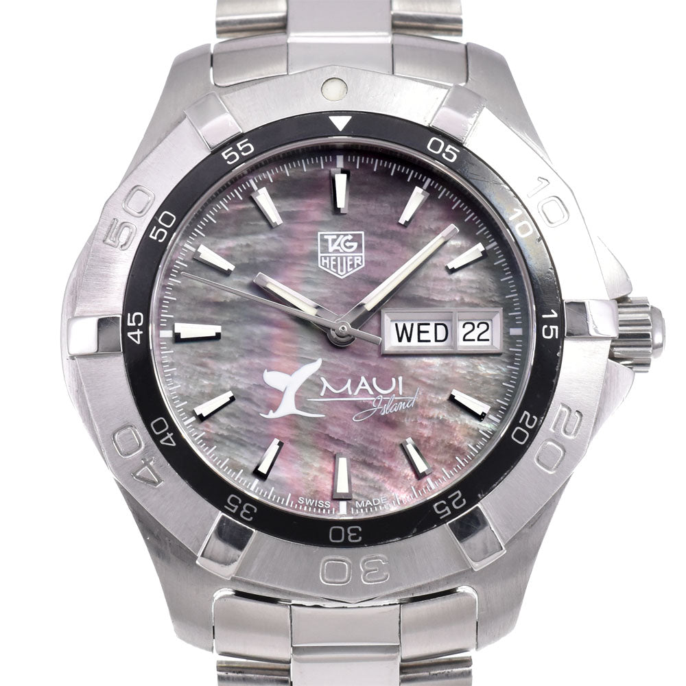 TAG HEUER Aqua racer WAF2012.BA0818 Date Maui Limited Edition Black shell Dial Automatic Men's
 Watch I#145150