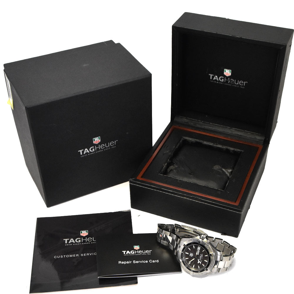 TAG HEUER Aqua racer WAF2012.BA0818 Date Maui Limited Edition Black shell Dial Automatic Men's
 Watch I#145150