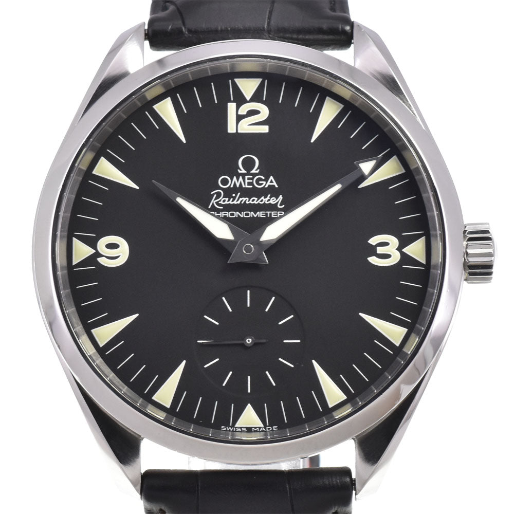 OMEGA Seamaster Aqua Terra Railmaster 2806.52.37 Small second black Dial Hand Winding Men's
 Watch I#145154
