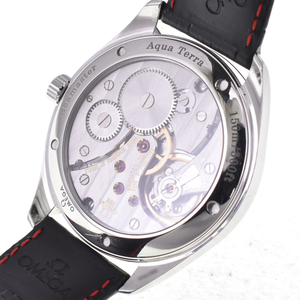 OMEGA Seamaster Aqua Terra Railmaster 2806.52.37 Small second black Dial Hand Winding Men's
 Watch I#145154