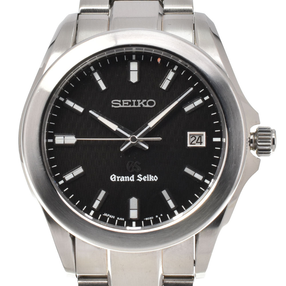 SEIKO Grand Seiko 8J56-8020/SBGF021 Date black Dial Quartz Men's
 Watch J#145161
