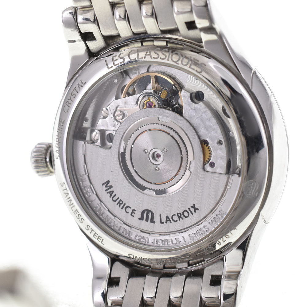 MAURICE LACROIX icon AS92674 11P diamond White shell Dial Automatic Unisex
 Watch J#145164