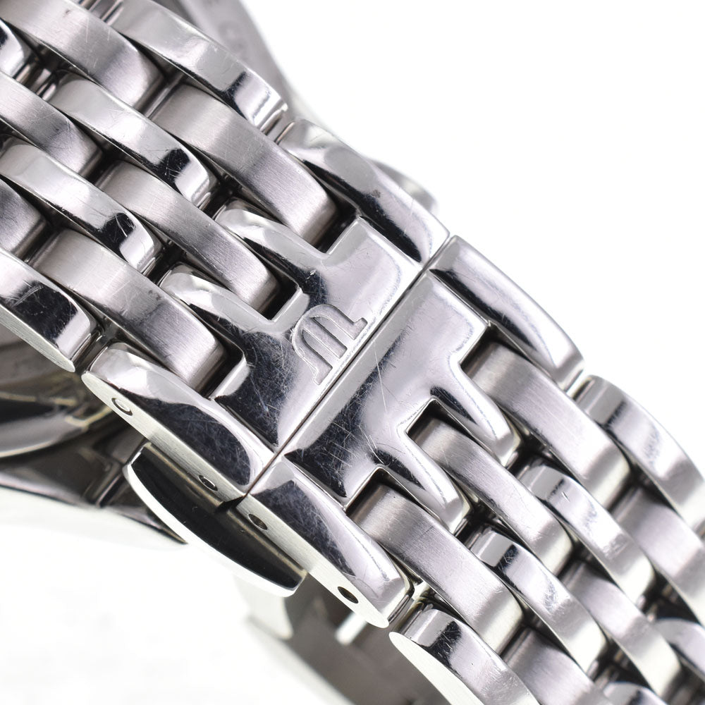 MAURICE LACROIX icon AS92674 11P diamond White shell Dial Automatic Unisex
 Watch J#145164