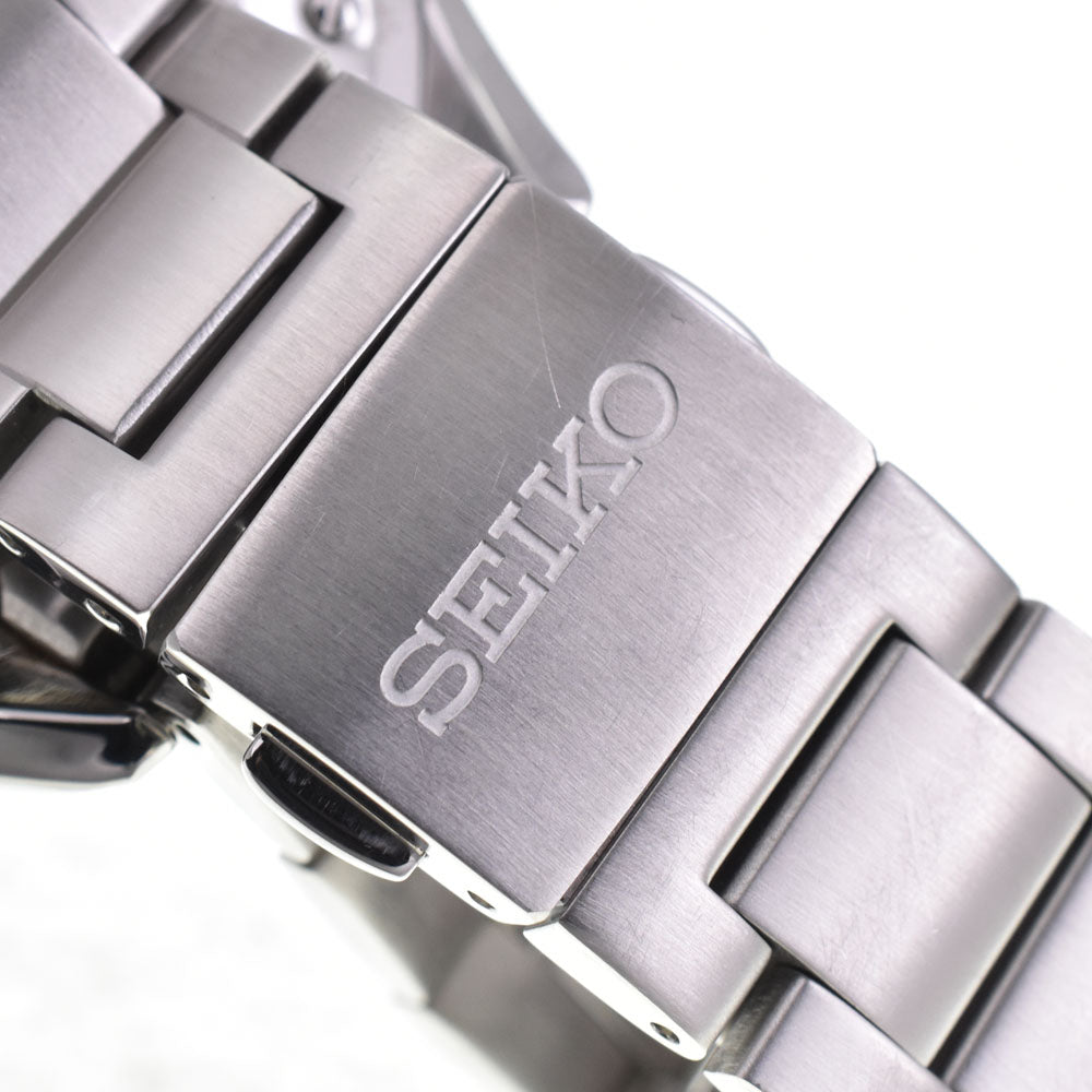 SEIKO Brights SAGA071/8B82-0AG0 black Dial Radio Sync Solar Men's
 Watch I#145166