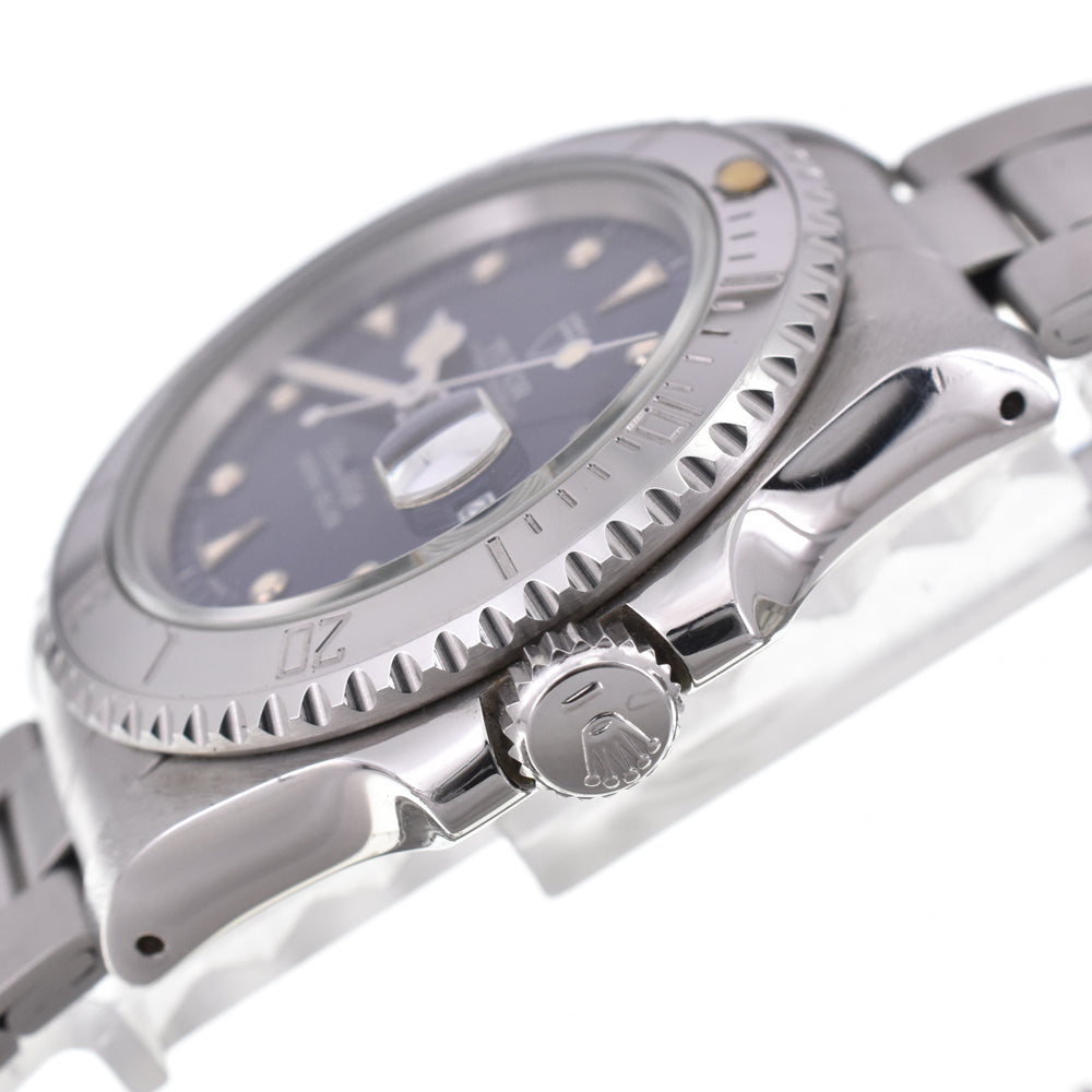 with paper TUDOR submariner mini sub 73190 Date blue Dial Automatic Boy's
 Watch J#145170