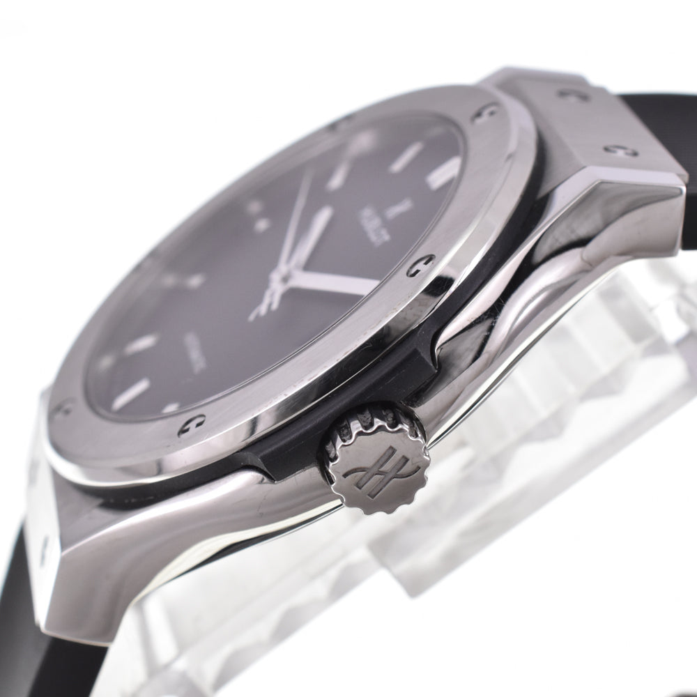 with paper HUBLOT Classic Fusion Titanium 542.NX.1171.RX black Dial Automatic Men's
 Watch I#145173