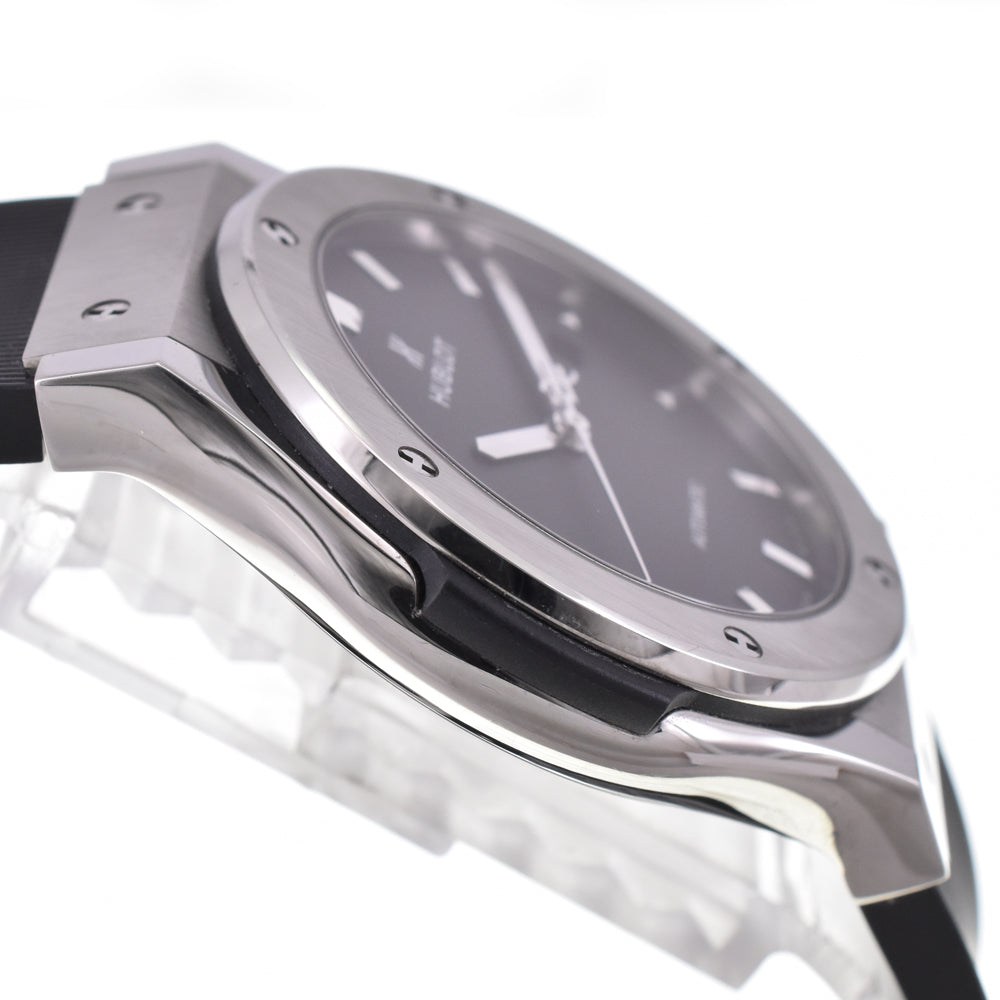 with paper HUBLOT Classic Fusion Titanium 542.NX.1171.RX black Dial Automatic Men's
 Watch I#145173