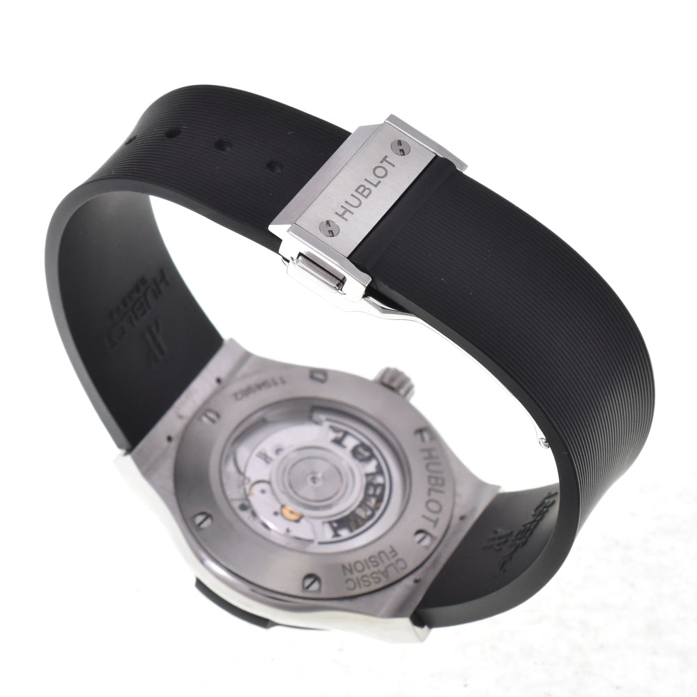 with paper HUBLOT Classic Fusion Titanium 542.NX.1171.RX black Dial Automatic Men's
 Watch I#145173