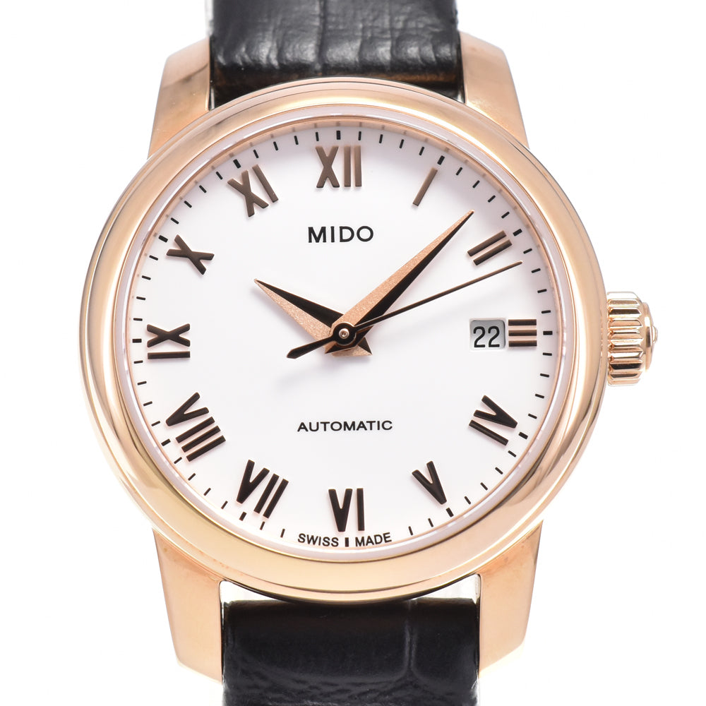 with paper MIDO Baroncelli M039007A white Dial Automatic Ladies
 Watch I#145175