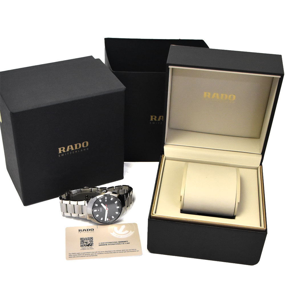 with paper RADO D star R15938153 Date black Dial Automatic Men's
 Watch J#145178