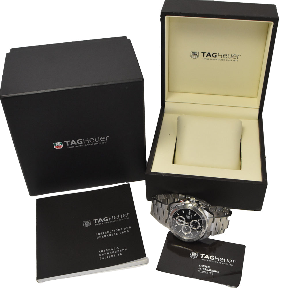 with paper TAG HEUER Formula 1 CAZ2010.BA0876 Caliber 16 black Dial Automatic Men's
 Watch L#145179