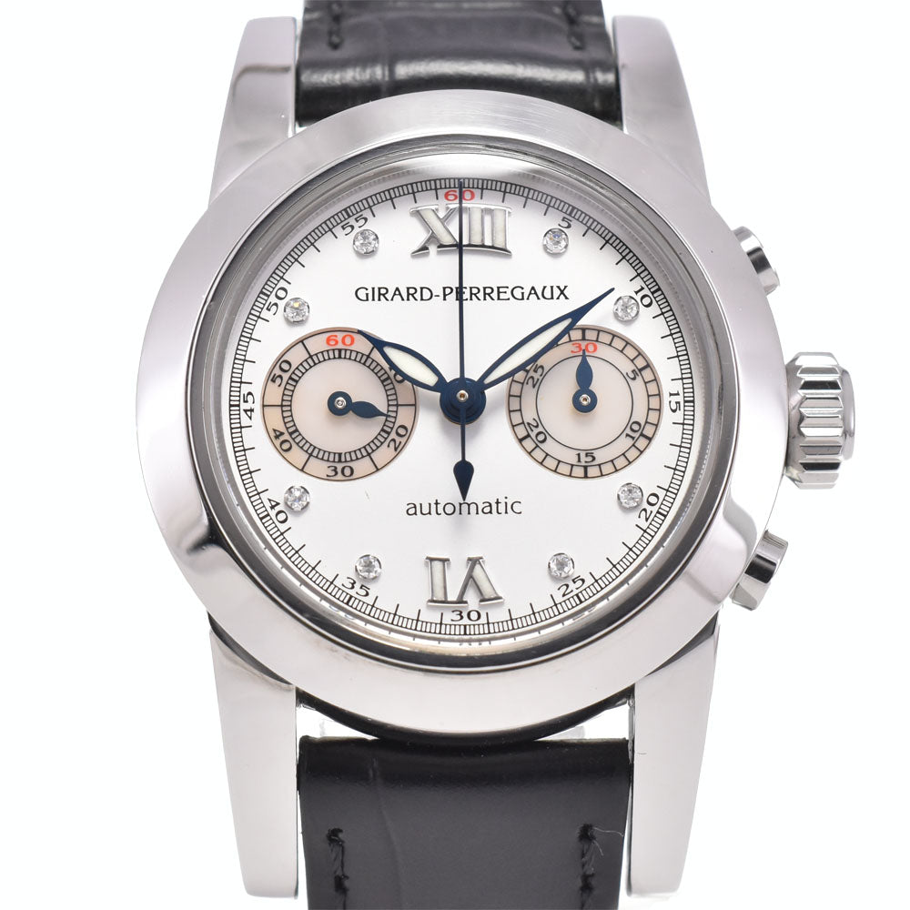 with paper GIRARD-PERREGAUX Flyback 80460.0.11.11M7 8P diamond White / white shell Dial Automatic Ladies
 Watch M#145188