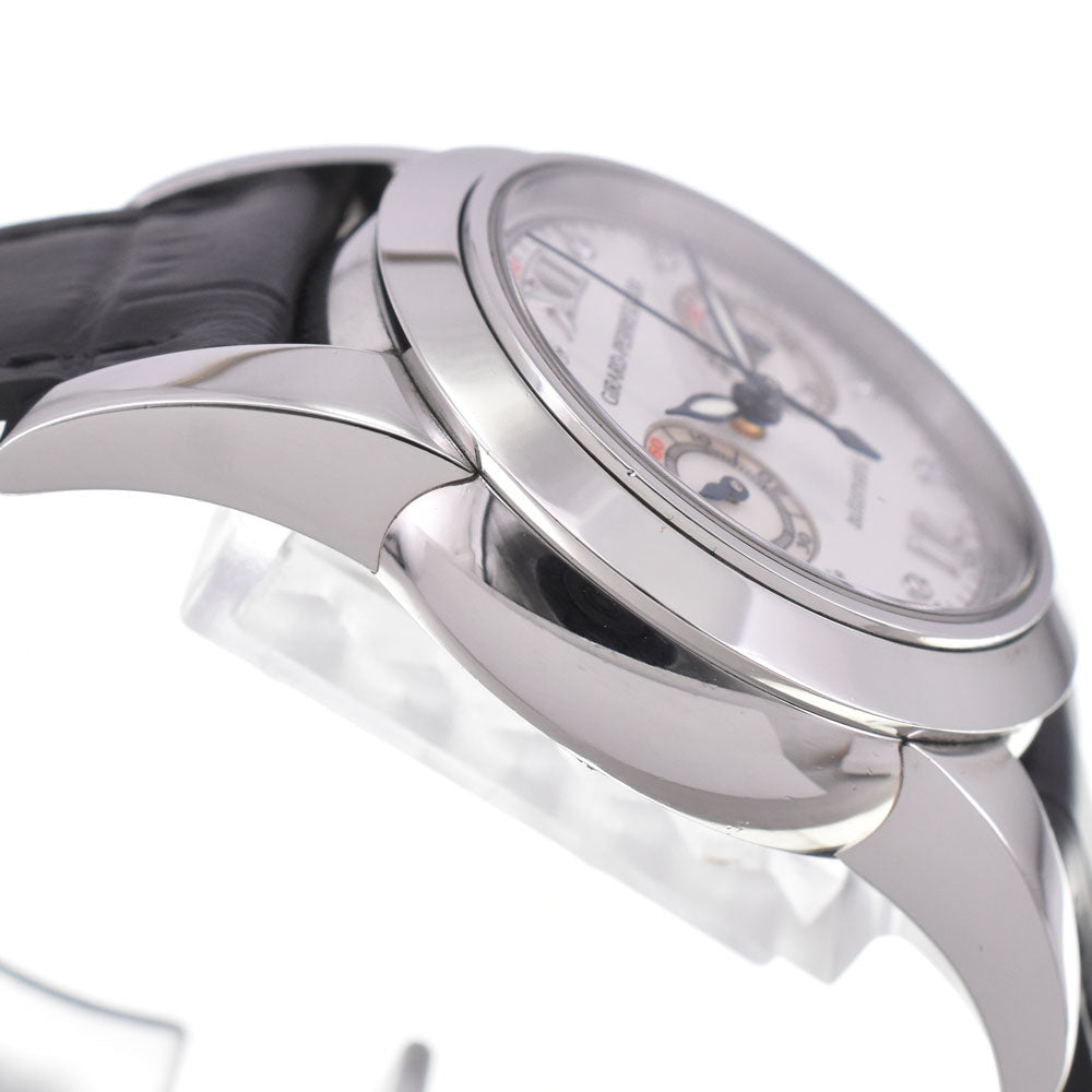 with paper GIRARD-PERREGAUX Flyback 80460.0.11.11M7 8P diamond White / white shell Dial Automatic Ladies
 Watch □#145188